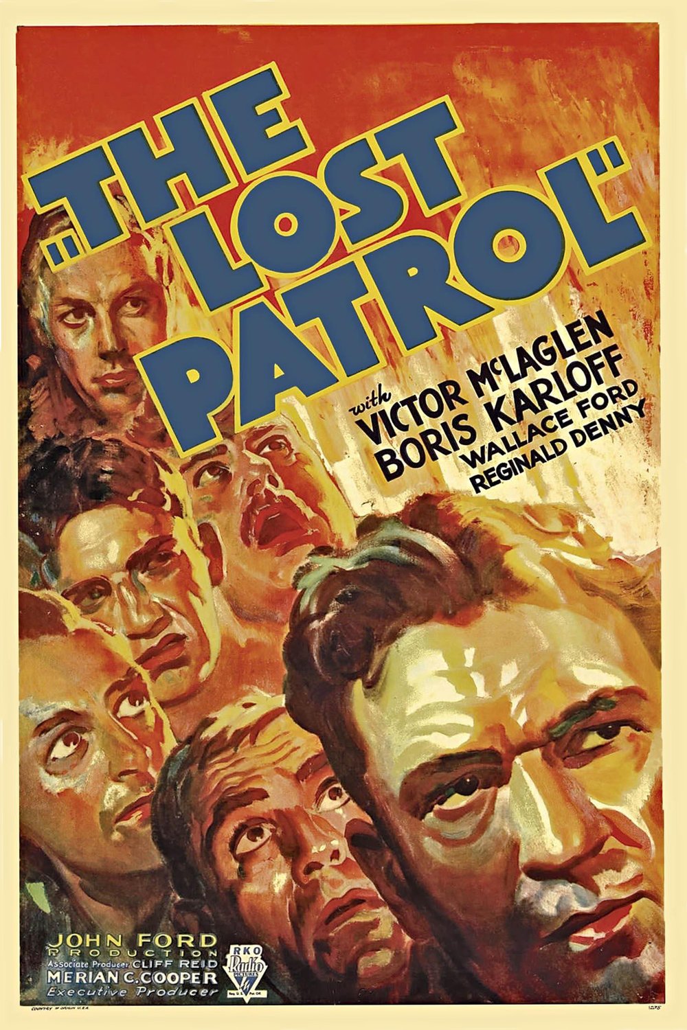 L'affiche du film The Lost Patrol