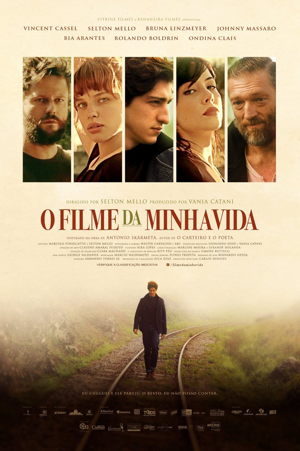 L'affiche originale du film O Filme da Minha Vida en portugais