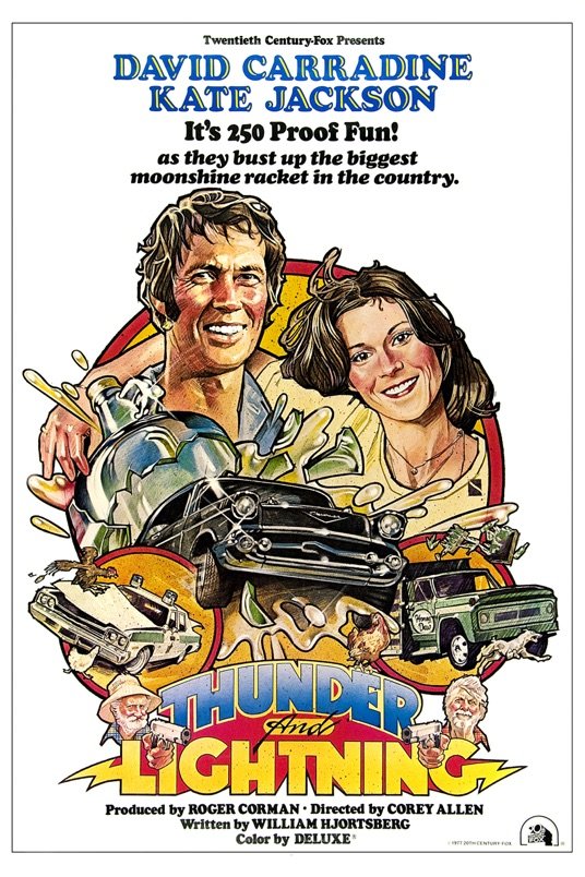 L'affiche du film Thunder and Lightning