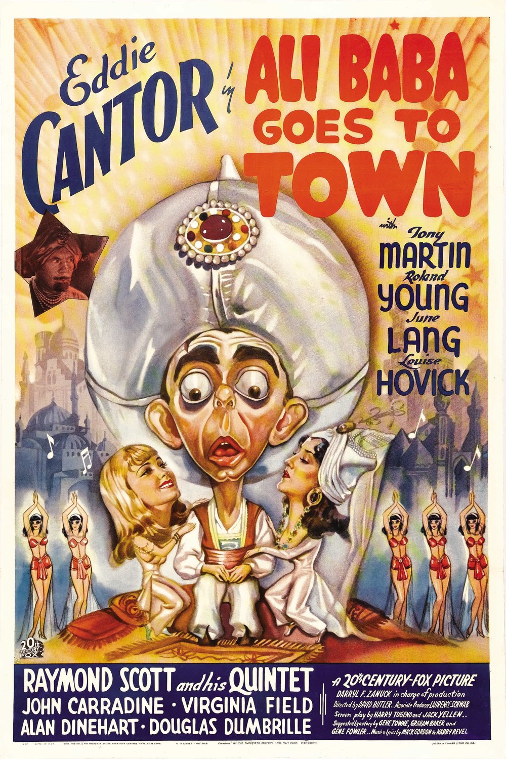 L'affiche du film Ali Baba Goes to Town