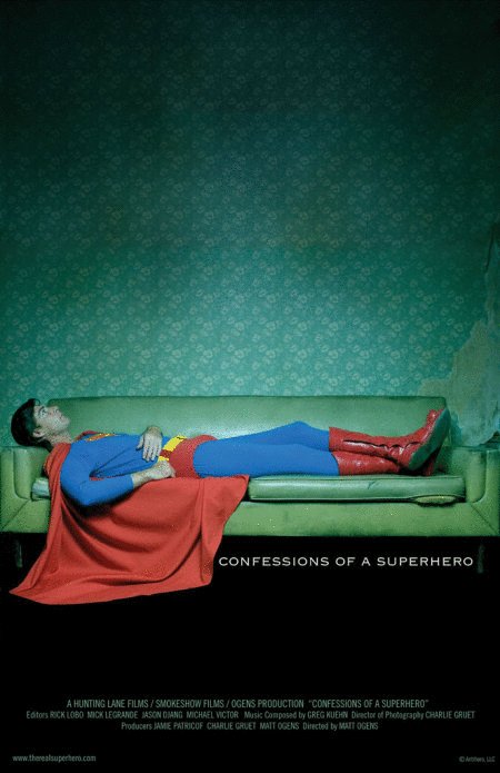 L'affiche du film Confessions of a Superhero