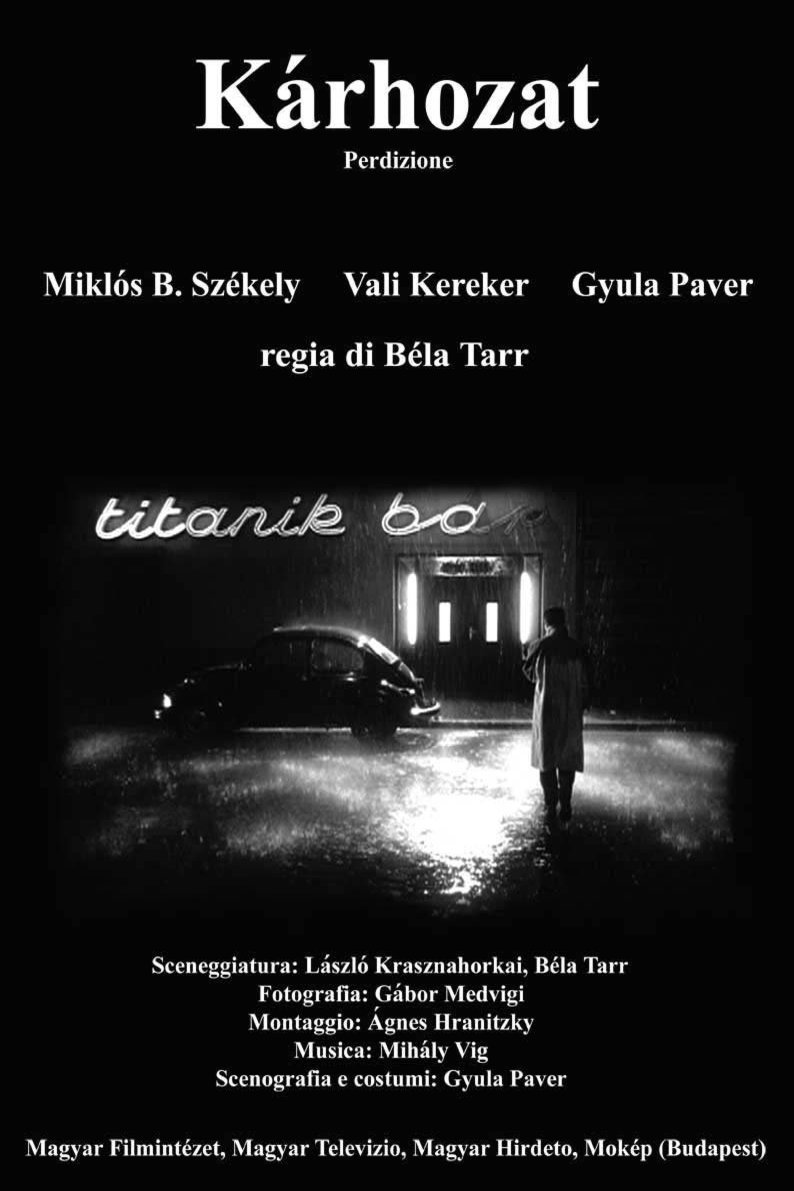 L'affiche originale du film Kárhozat en hongrois