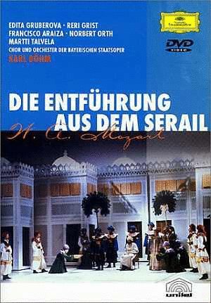 German poster of the movie The Abduction from the Seraglio