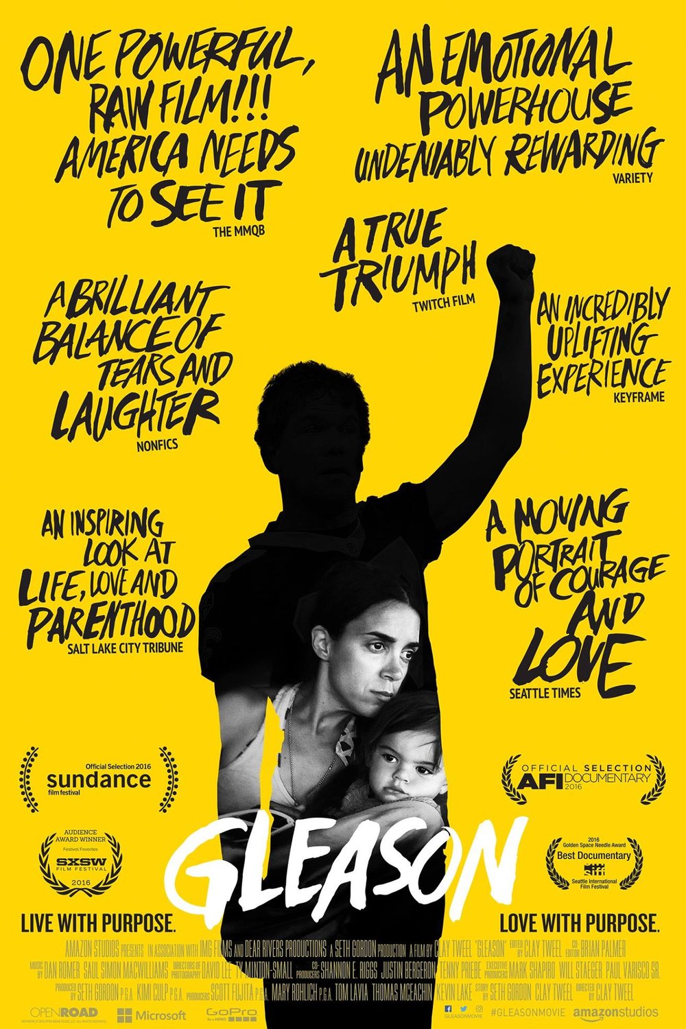 L'affiche du film Gleason [2016]