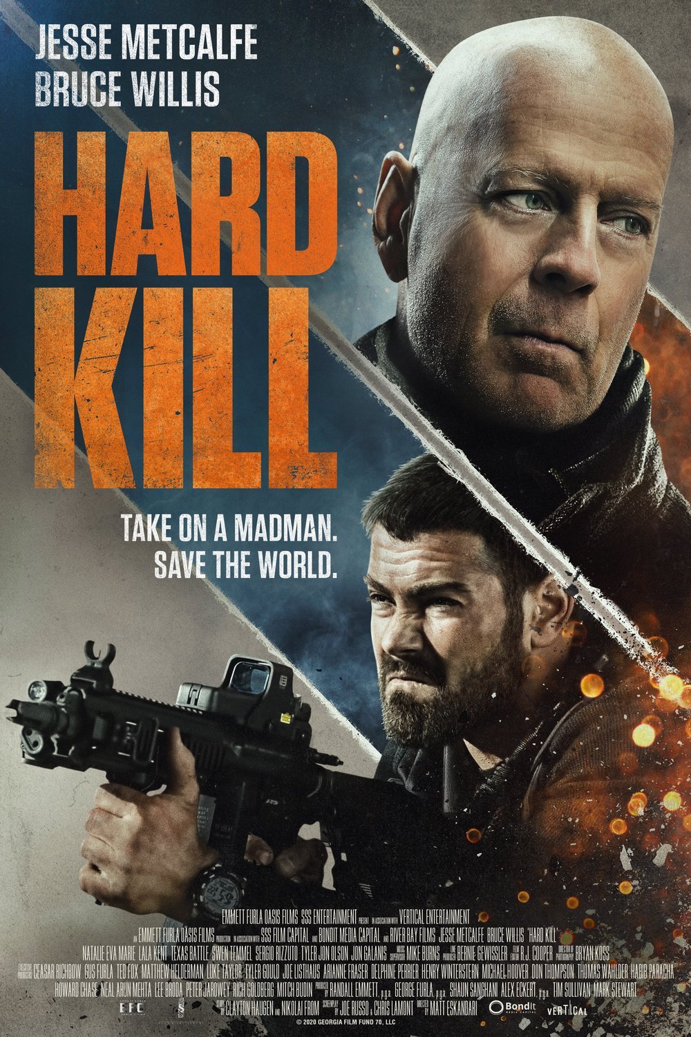 L'affiche du film Hard Kill