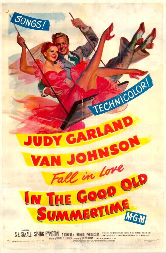 L'affiche du film In the Good Old Summertime