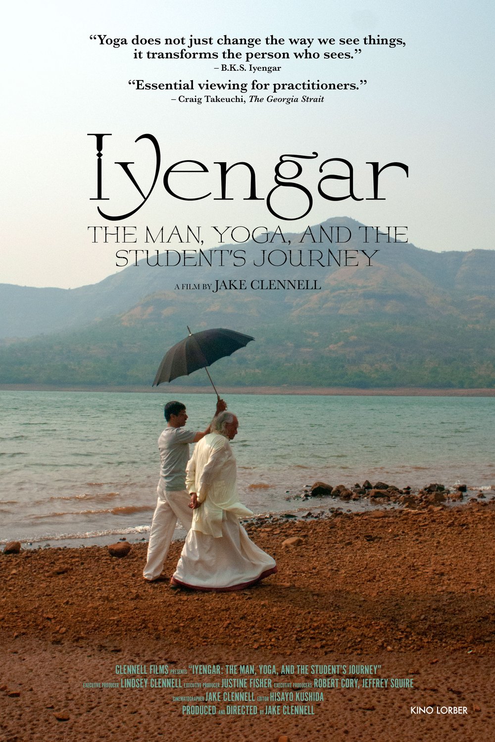 Poster of the movie Iyengar: The man, yoga, and the student's journey