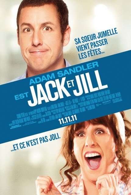 L'affiche du film Jack et Jill v.f.
