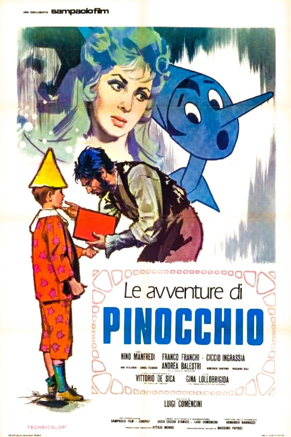 Poster of the movie The Adventures of Pinocchio