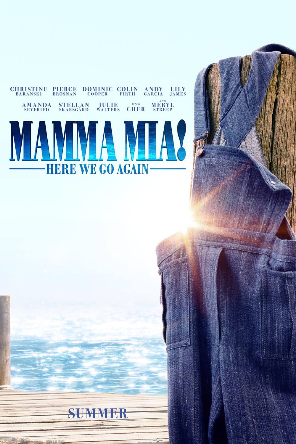 L'affiche du film Mamma Mia! Here We Go Again