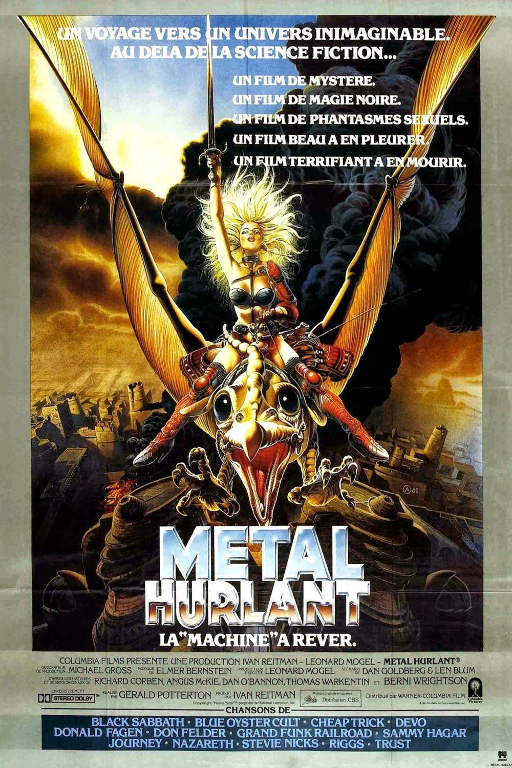 L'affiche du film Métal hurlant