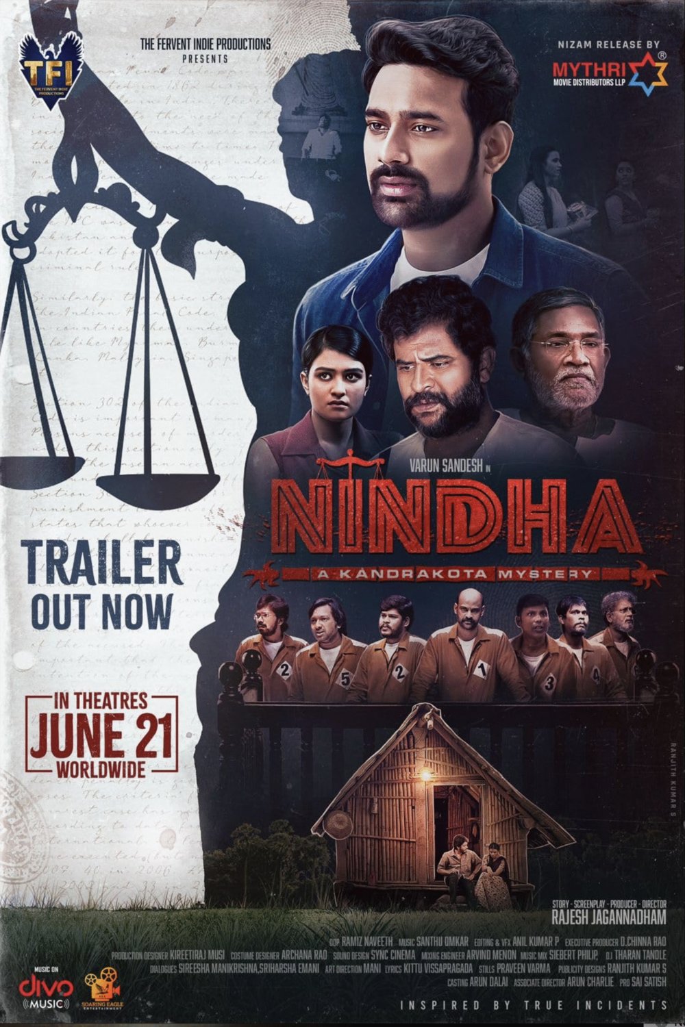 L'affiche du film Nindha [2024]