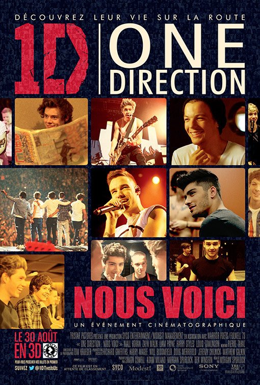 Poster of the movie One Direction: Nous voici