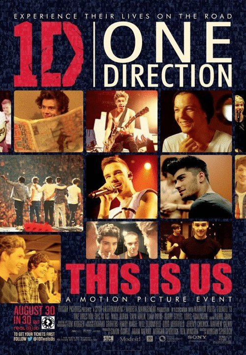 L'affiche du film One Direction: This Is Us [2013]