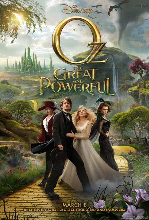 L'affiche du film Oz the Great and Powerful