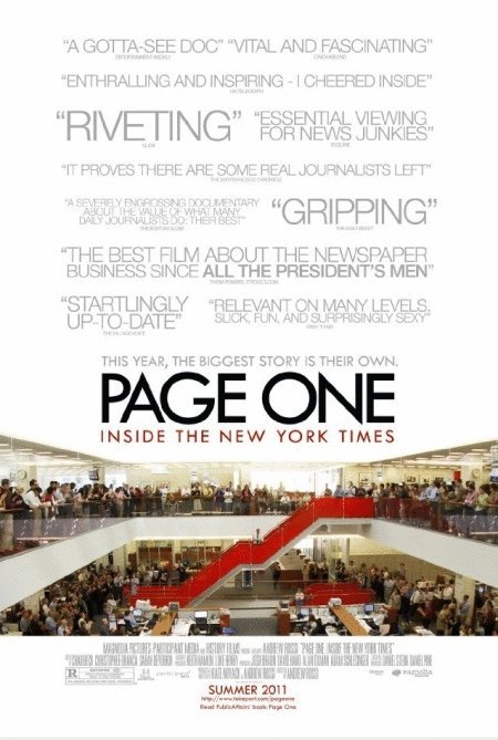 L'affiche du film Page One: A Year Inside the New York Times