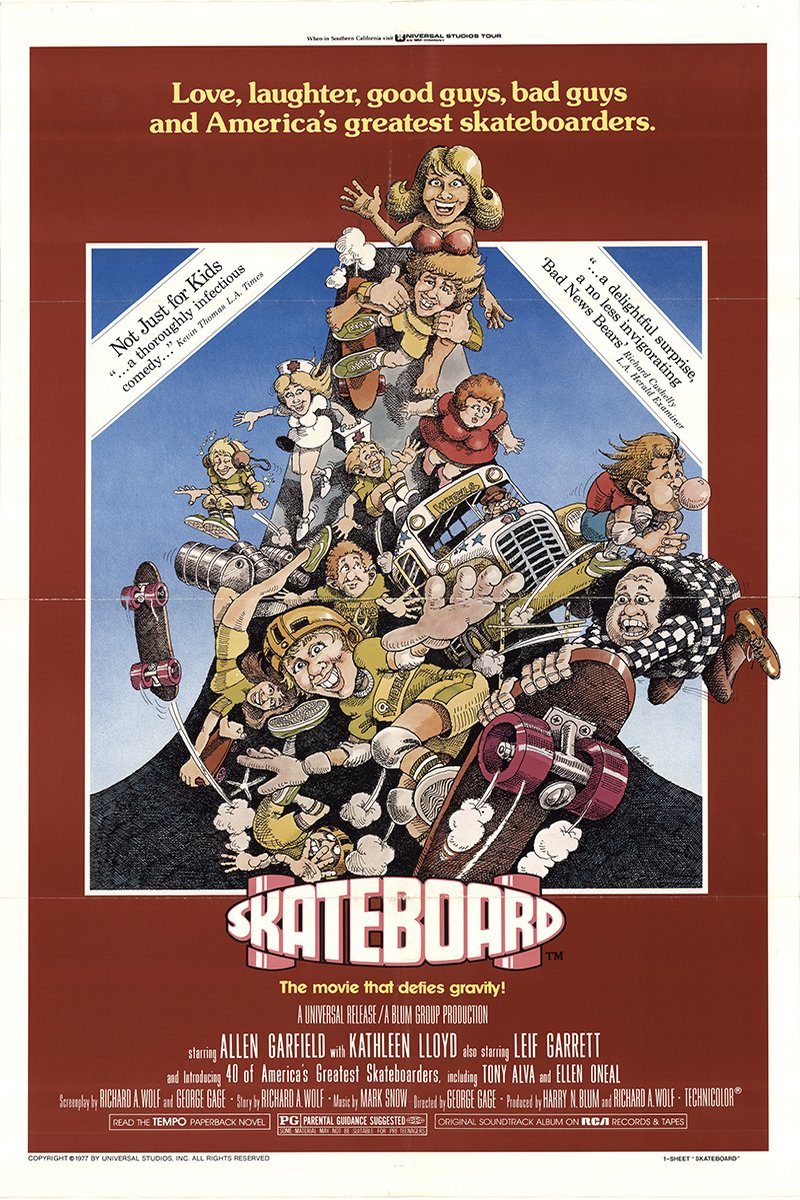 L'affiche du film Skateboard