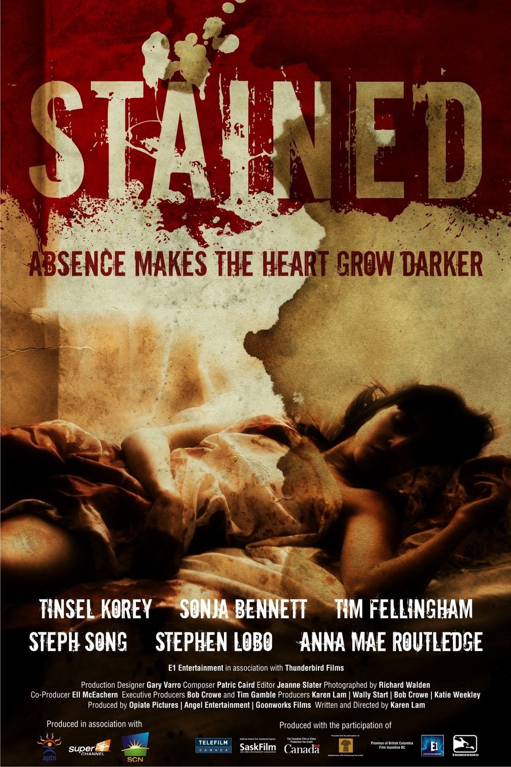 L'affiche du film Stained
