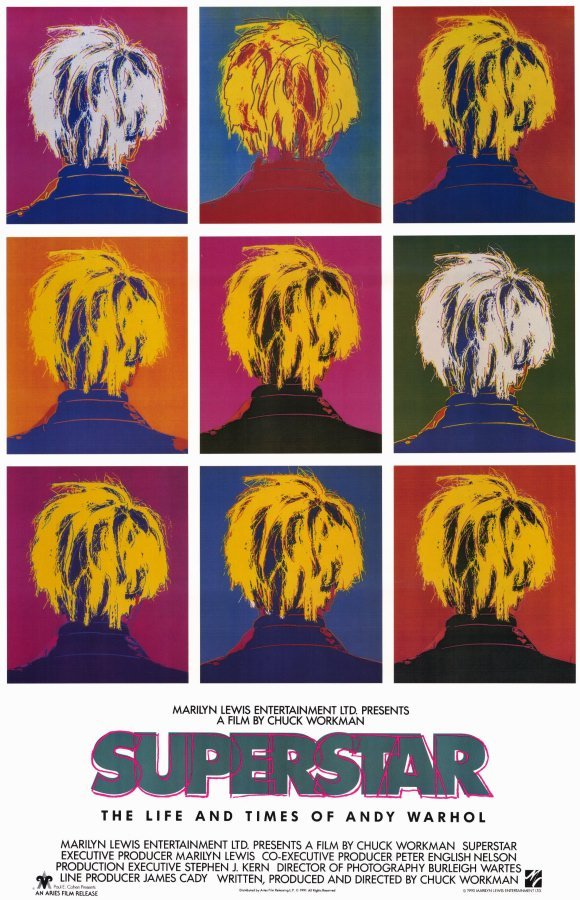 L'affiche du film Superstar: The Life and Times of Andy Warhol
