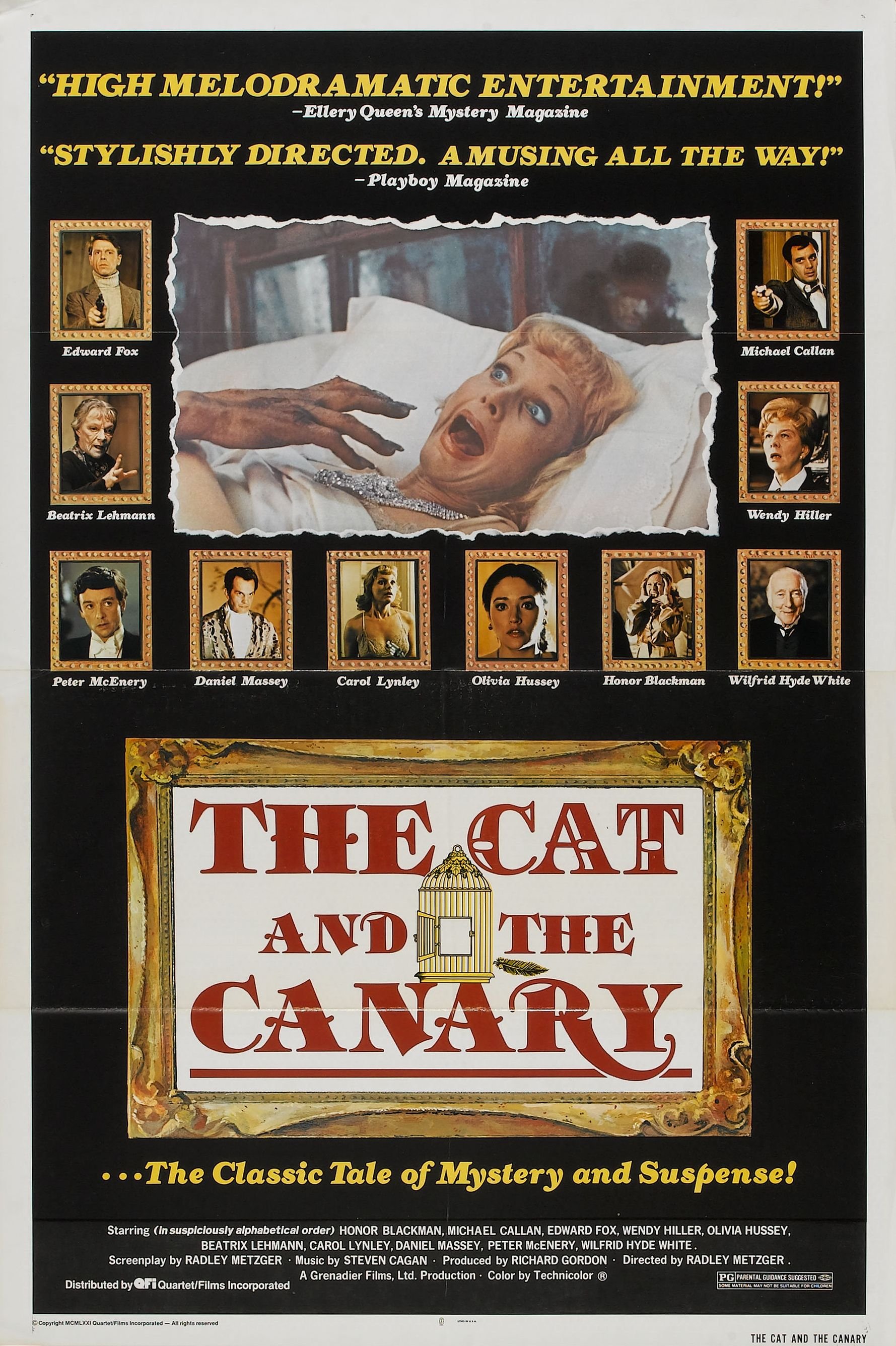 L'affiche du film The Cat and the Canary