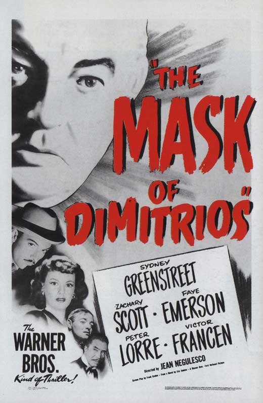L'affiche du film The Mask of Dimitrios