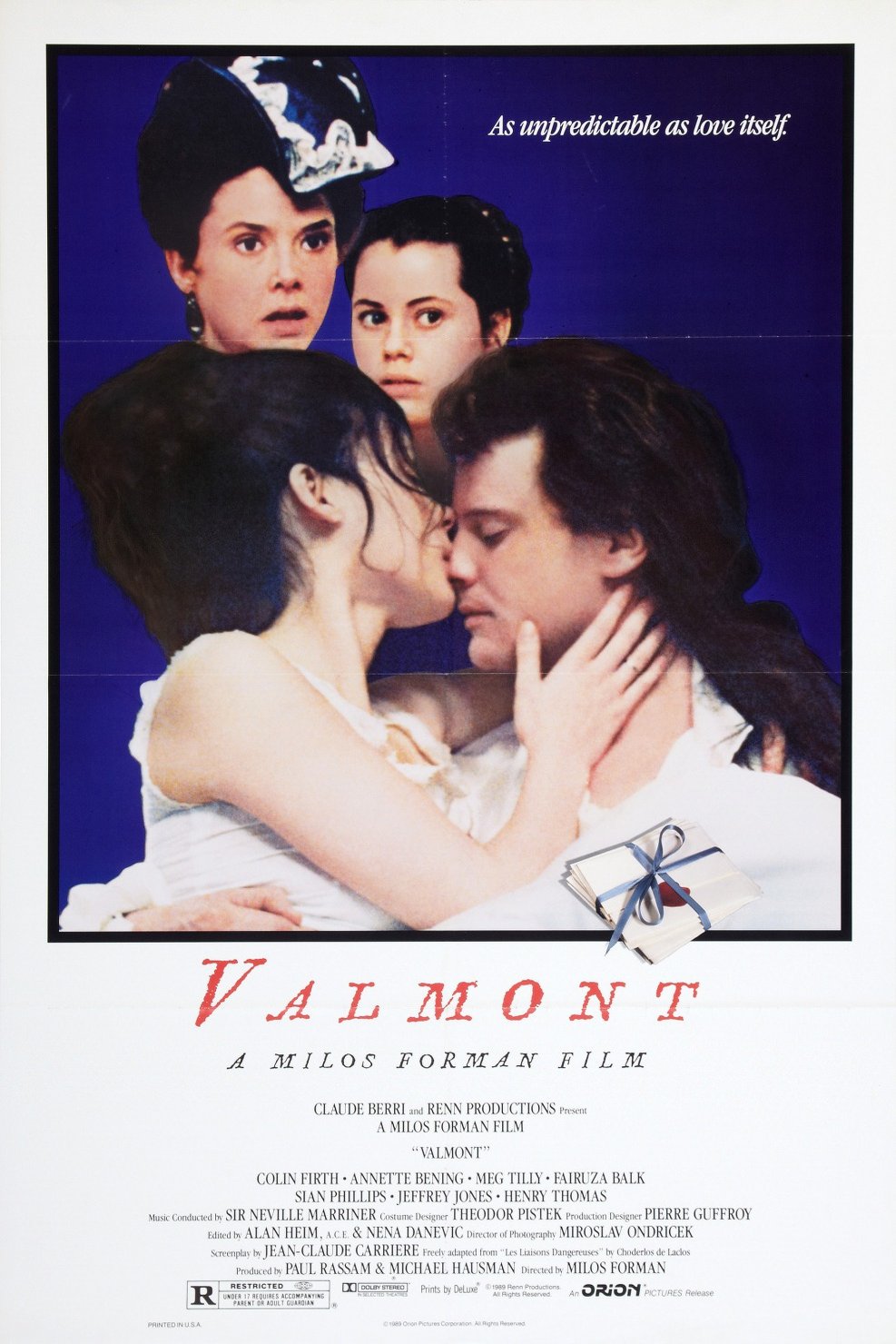L'affiche du film Valmont