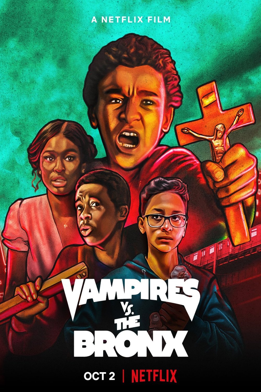 L'affiche du film Vampires vs. The Bronx