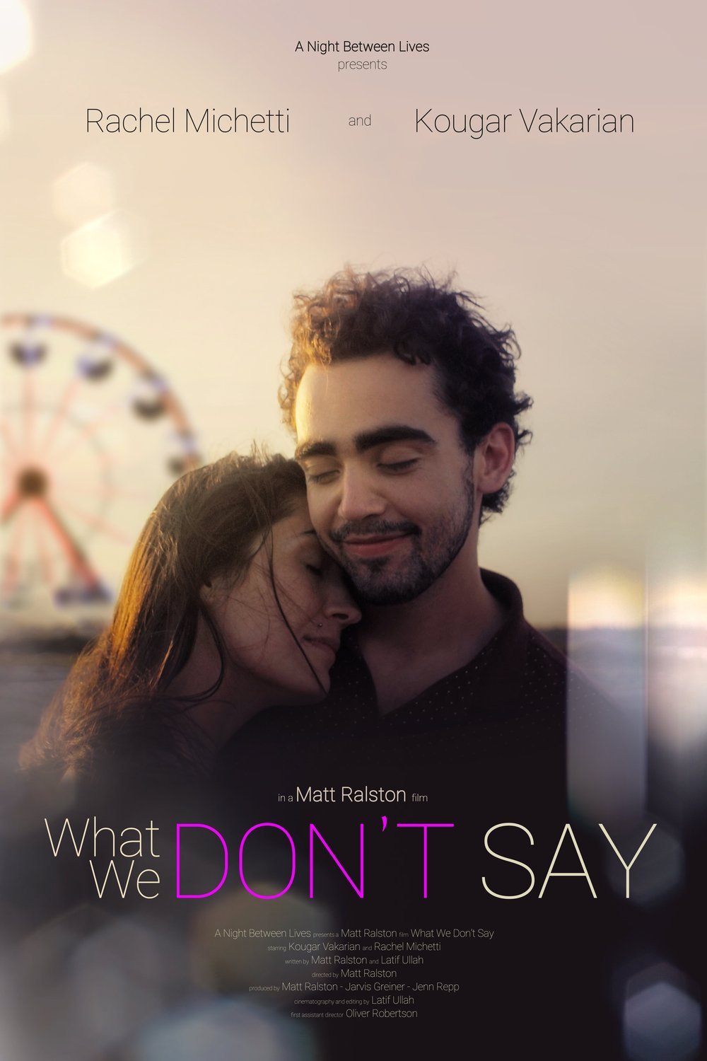 L'affiche du film What We Don't Say