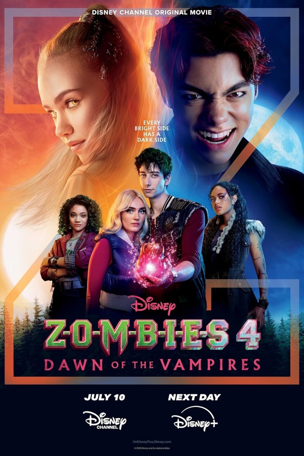 L'affiche du film Zombies 4: Dawn of the Vampires [2025]