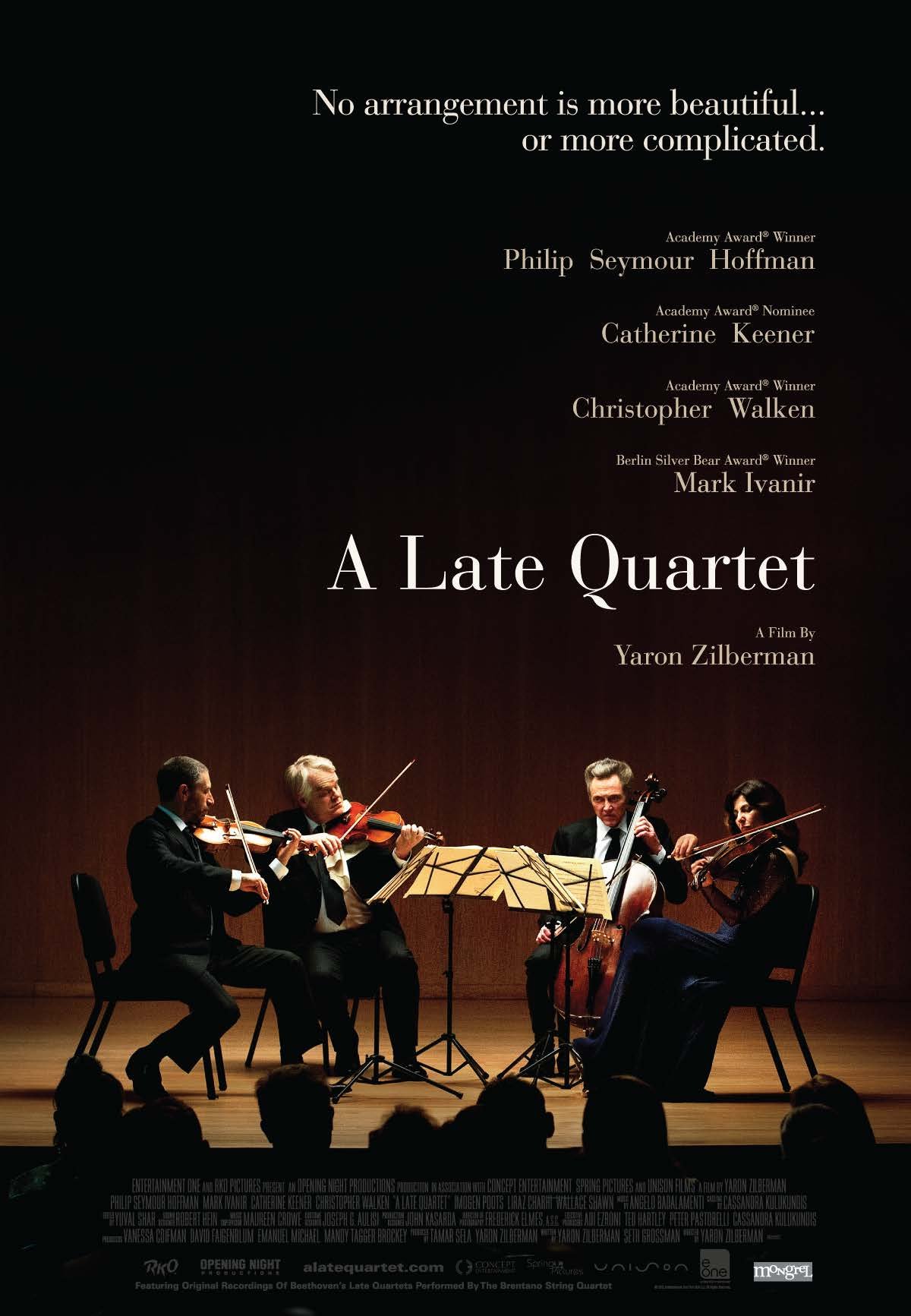 L'affiche du film A Late Quartet