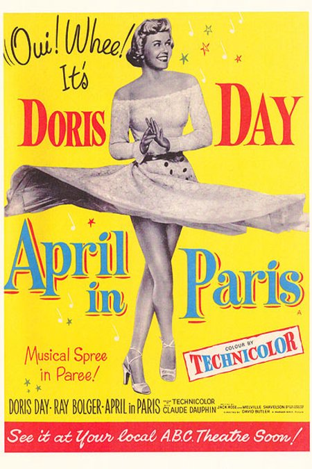 L'affiche du film April in Paris
