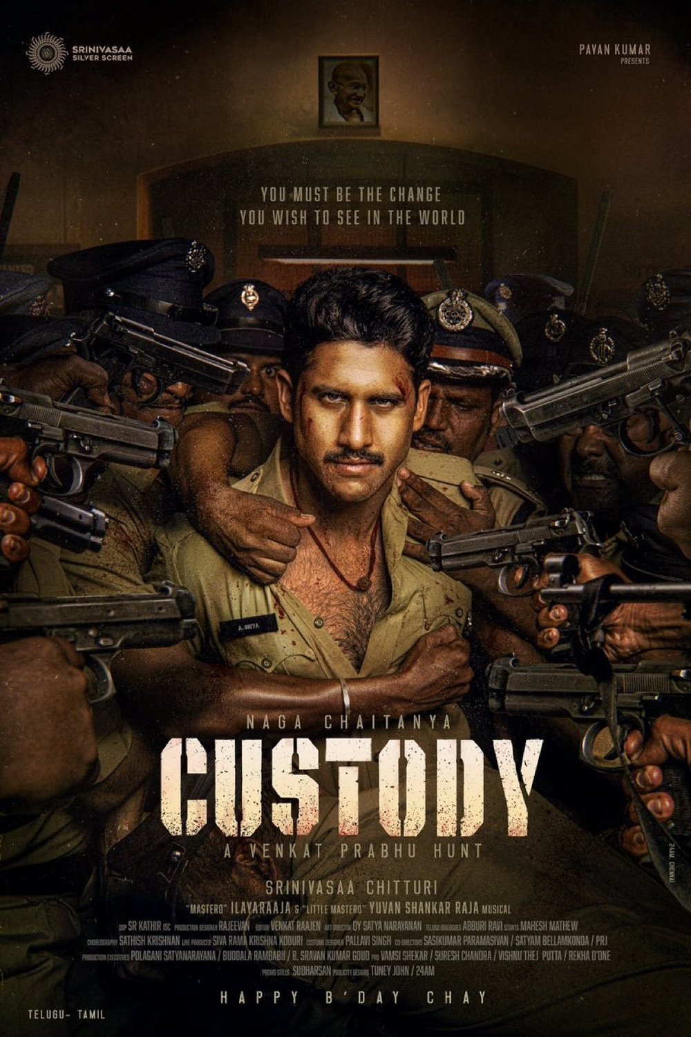Telugu poster of the movie Custody