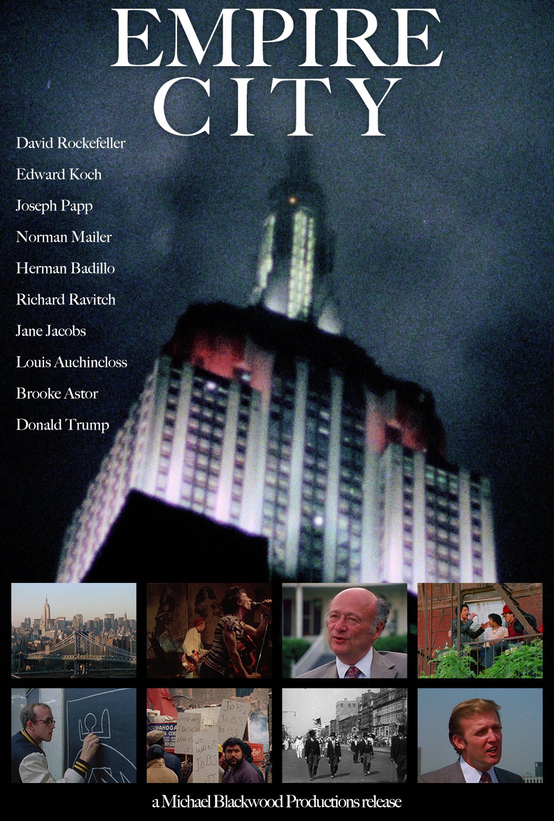 L'affiche du film Empire City [1985]