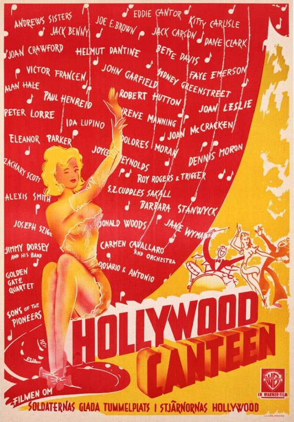 L'affiche du film Hollywood Canteen