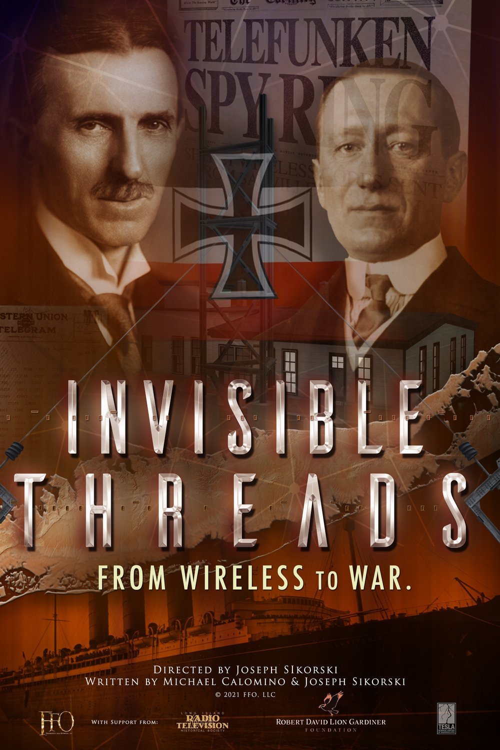 L'affiche du film Invisible Threads - From Wireless to War