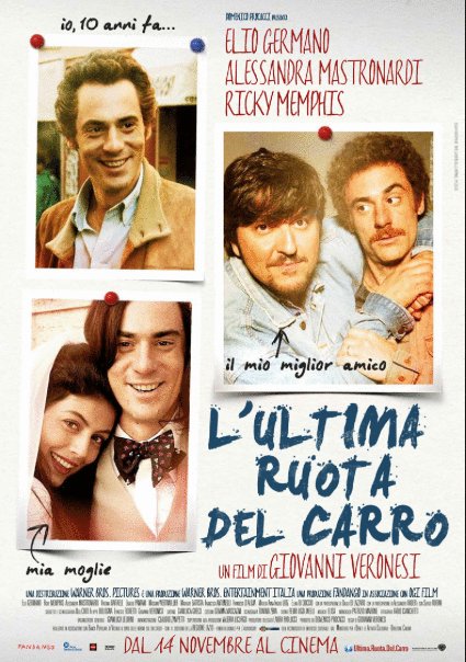 L'affiche originale du film L'Ultima ruota del carro en italien