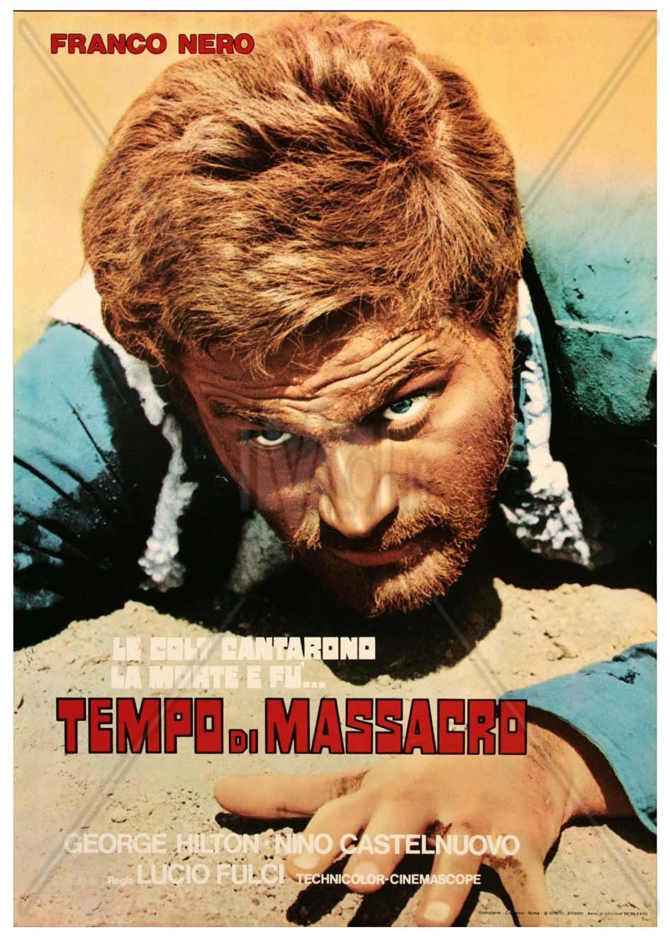 L'affiche originale du film Le Temps du Massacre en italien