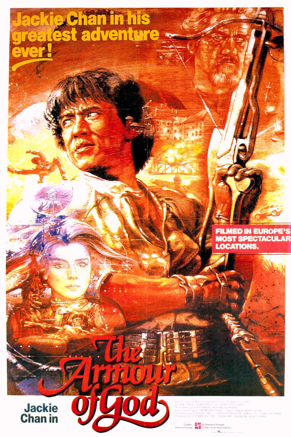 L'affiche originale du film The Armor of the Gods en Cantonais