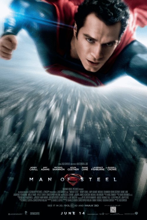 L'affiche du film Man of Steel