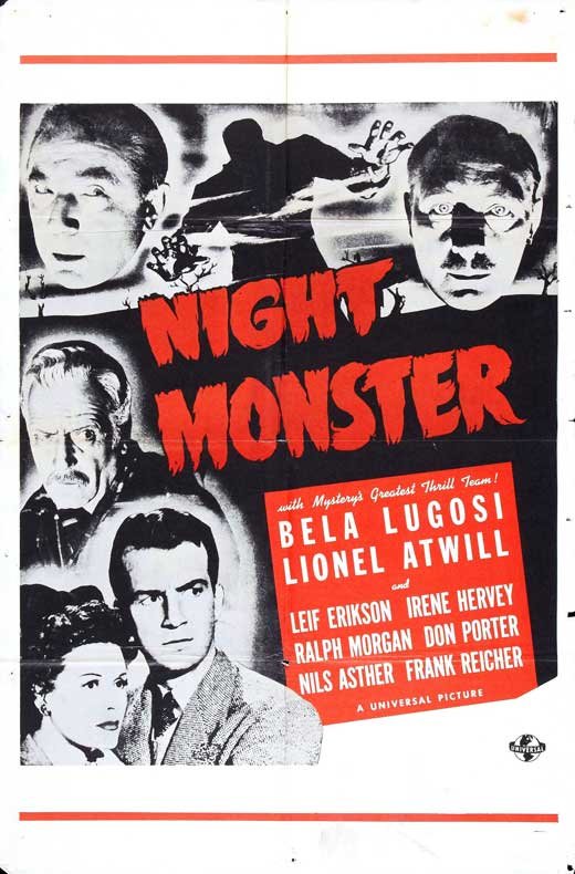 L'affiche du film Night Monster