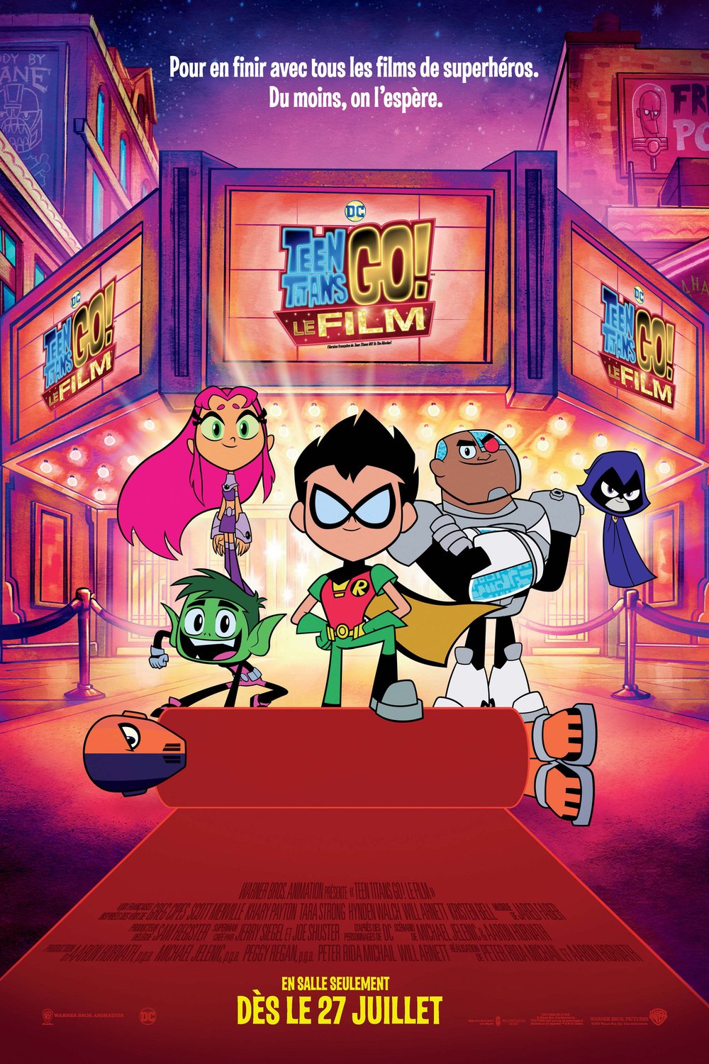 Poster of the movie Teen Titans Go! Le film