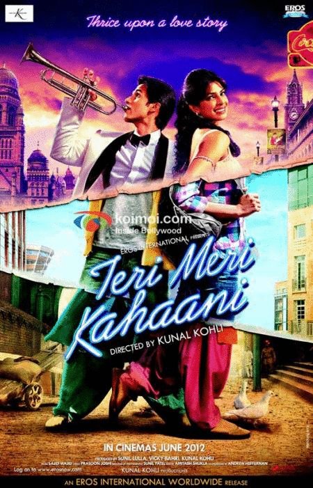 L'affiche originale du film Teri Meri Kahaani en Hindi