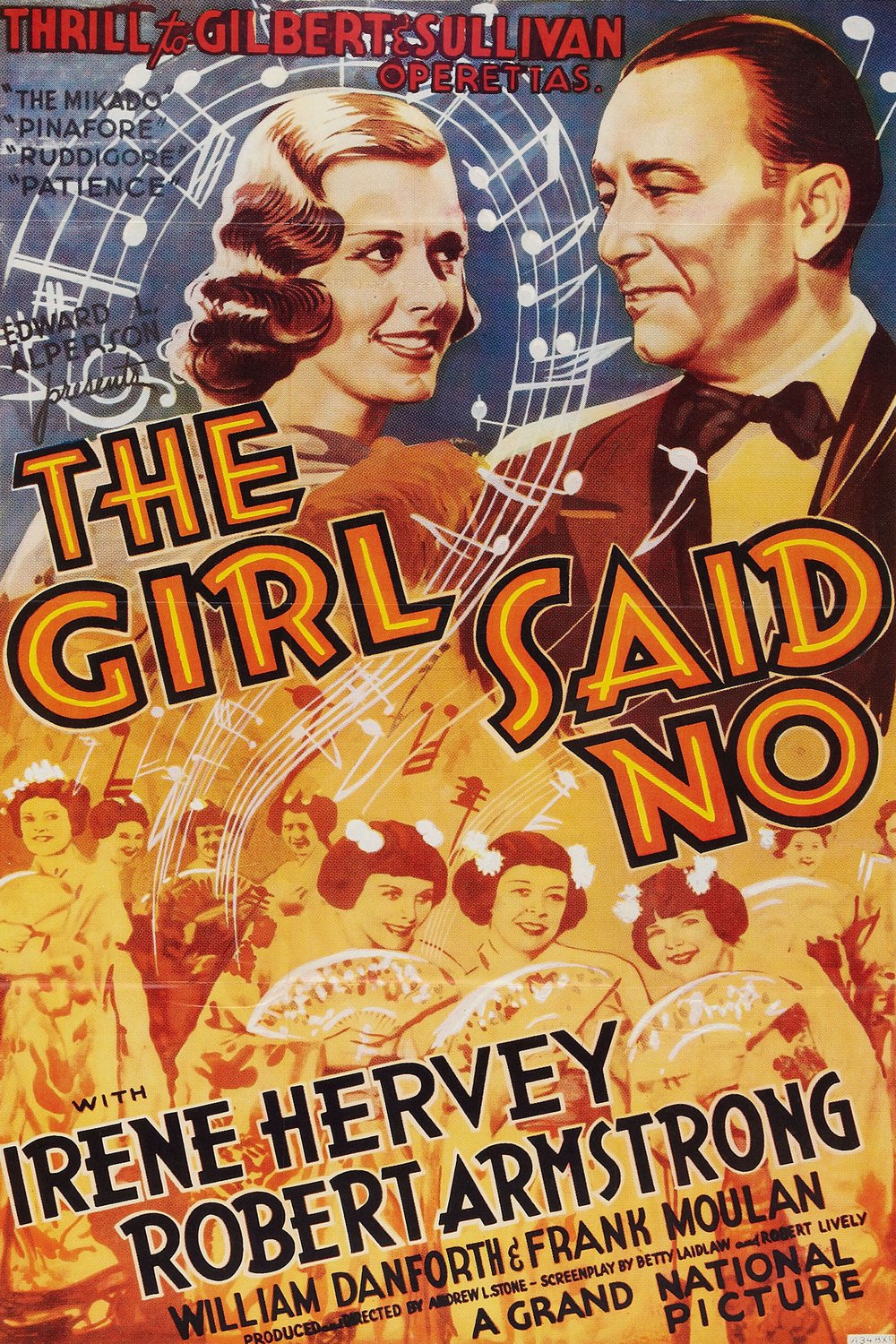 L'affiche du film The Girl Said No