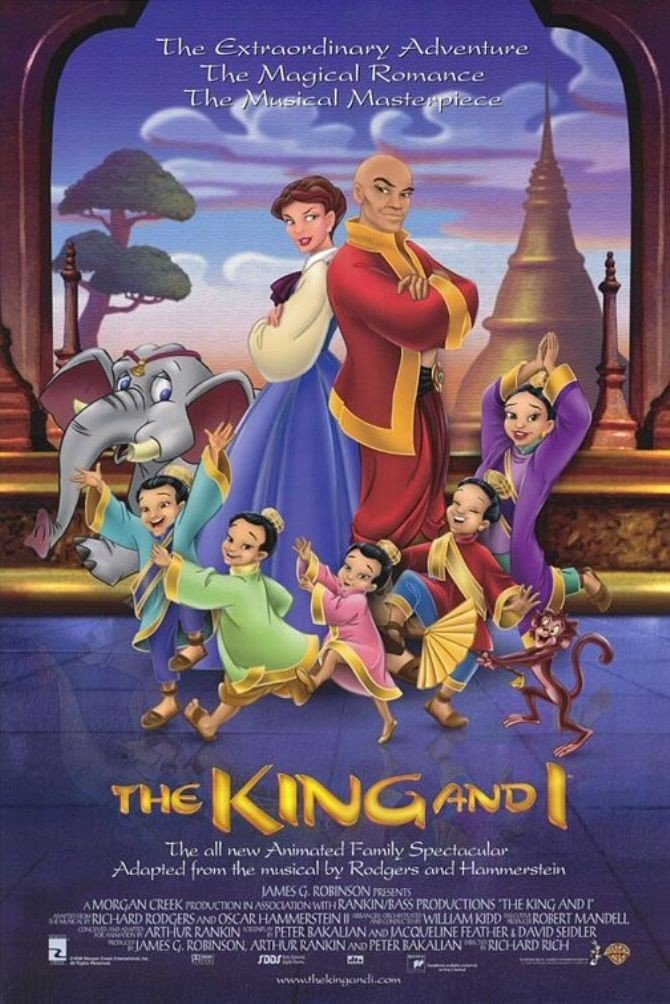 L'affiche du film Le Roi et moi