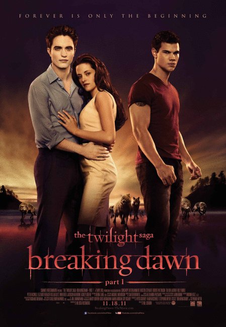 L'affiche du film The Twilight Saga: Breaking Dawn - Part 1