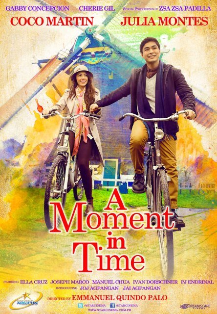 L'affiche originale du film A Moment in Time en philippin