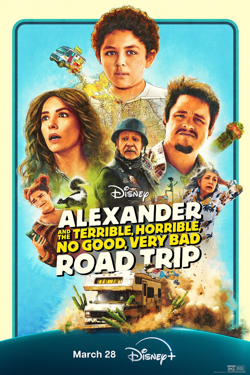 L'affiche du film Alexander and the Terrible, Horrible, No Good, Very Bad Road Trip [2025]