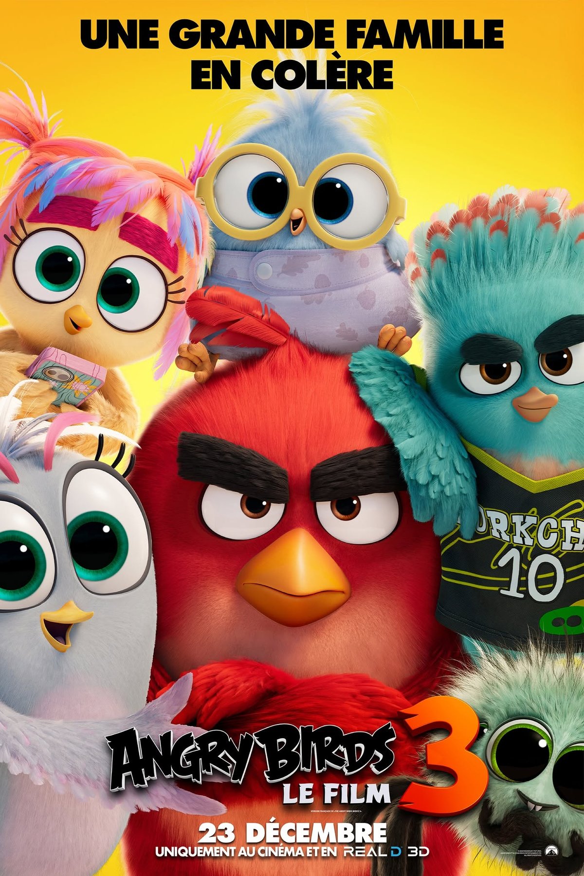 L'affiche du film Angry Birds, le film 3 [2026]