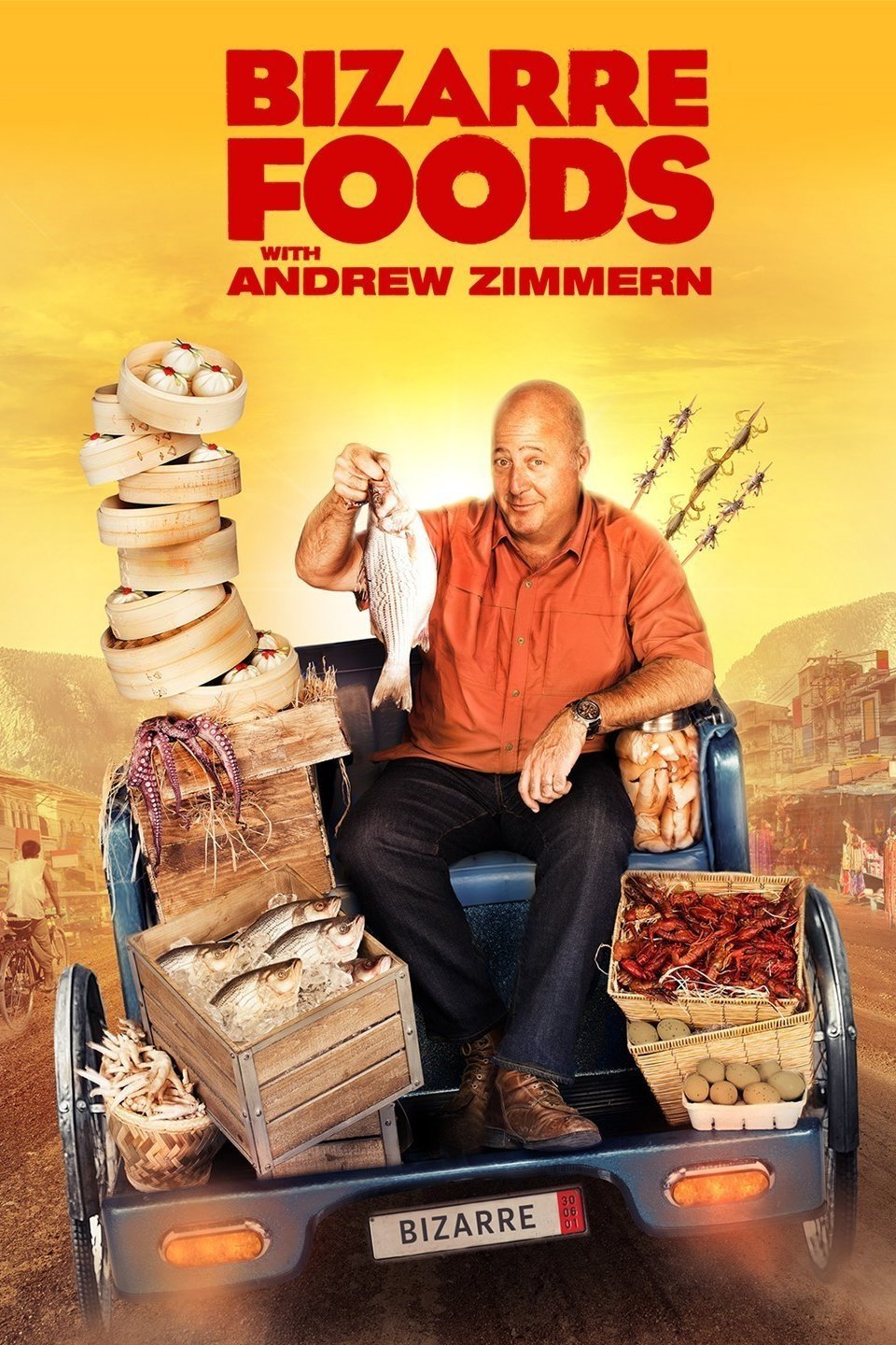 L'affiche du film Bizarre Foods with Andrew Zimmern
