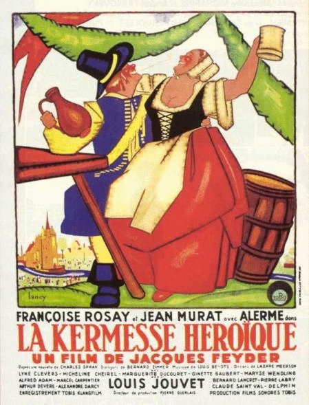 French poster of the movie Carnival in Flanders